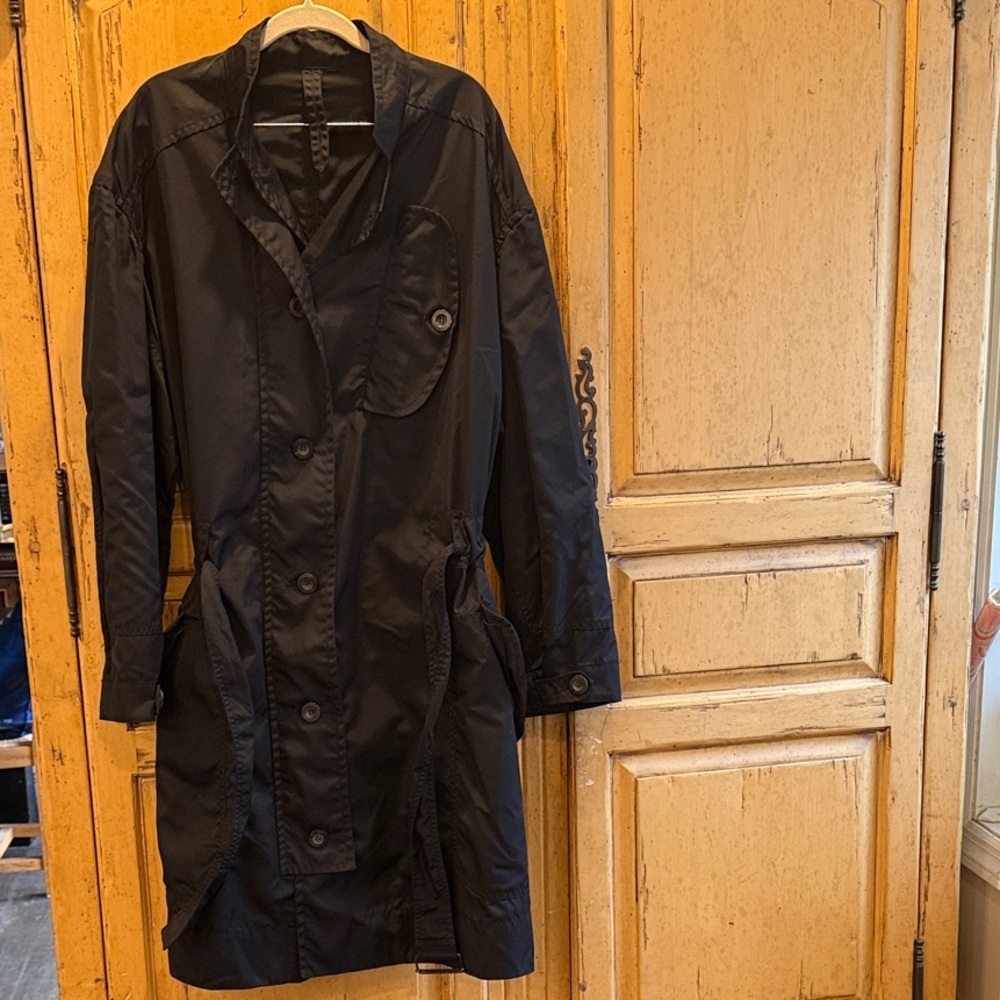 Black Gucci Trench Coat